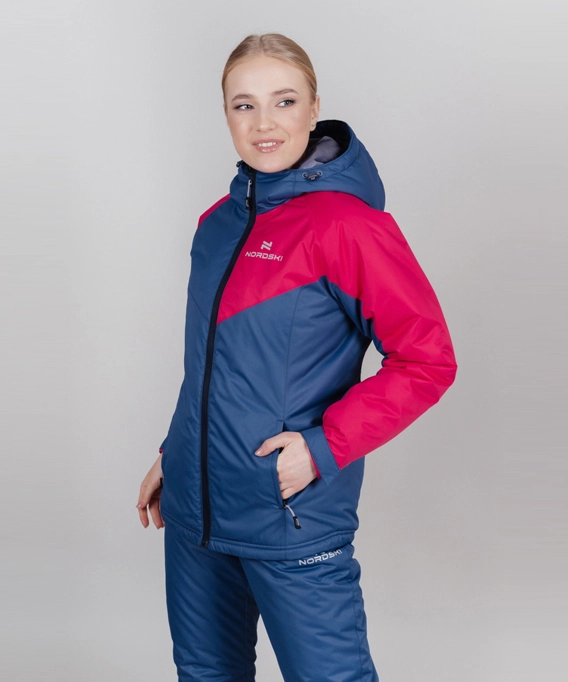 Утепленная куртка NORDSKI Premium-Sport Raspberry/Denim W