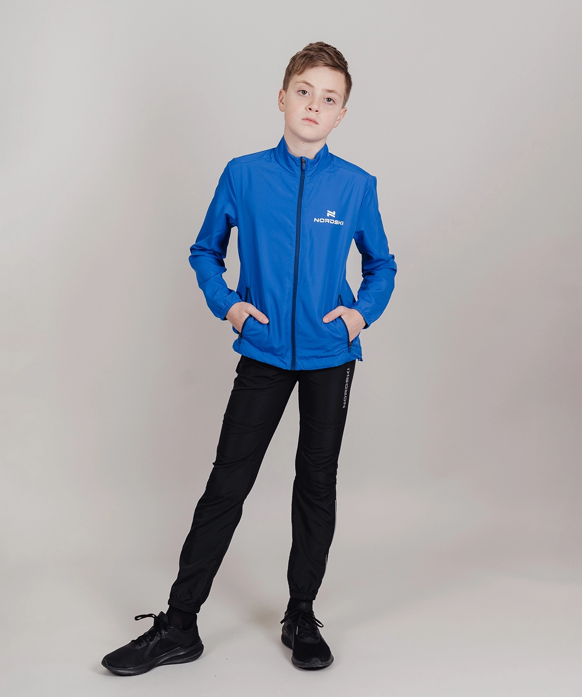 Ветровка Nordski Jr. Motion Vasilek/Dark blue