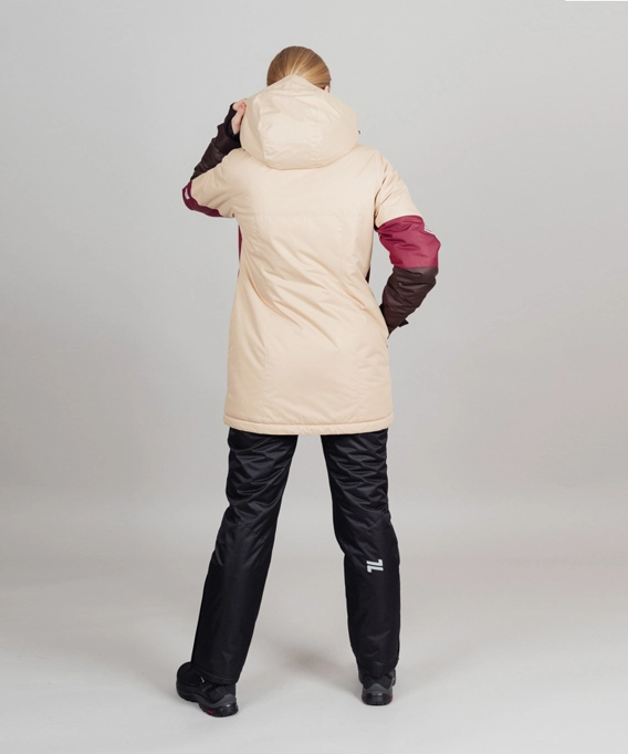 Утепленная куртка NORDSKI Casual Beige/wine W