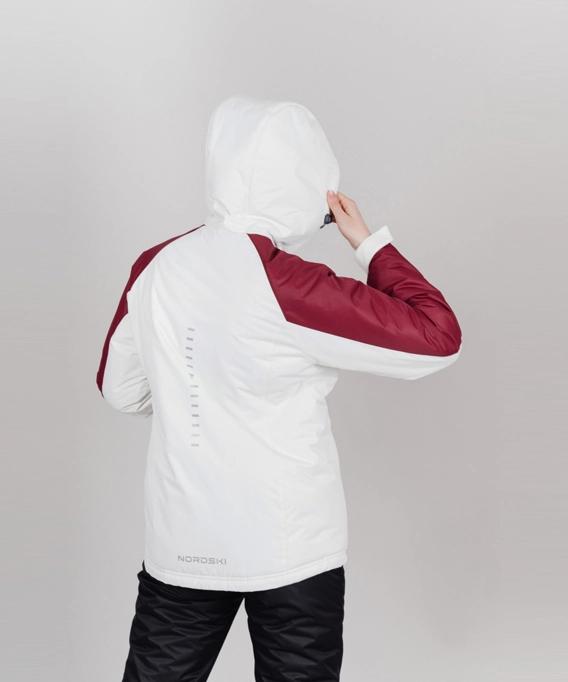 Утепленная куртка NORDSKI Premium-Sport Cream/Wine W