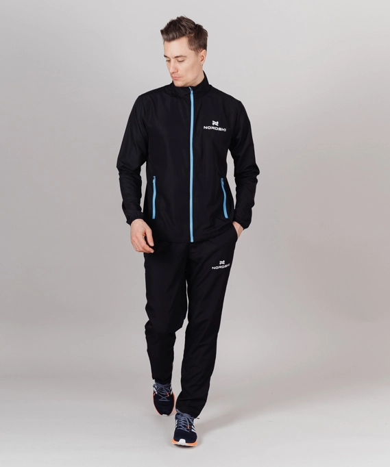 Ветровка Nordski Motion Black/Light blue