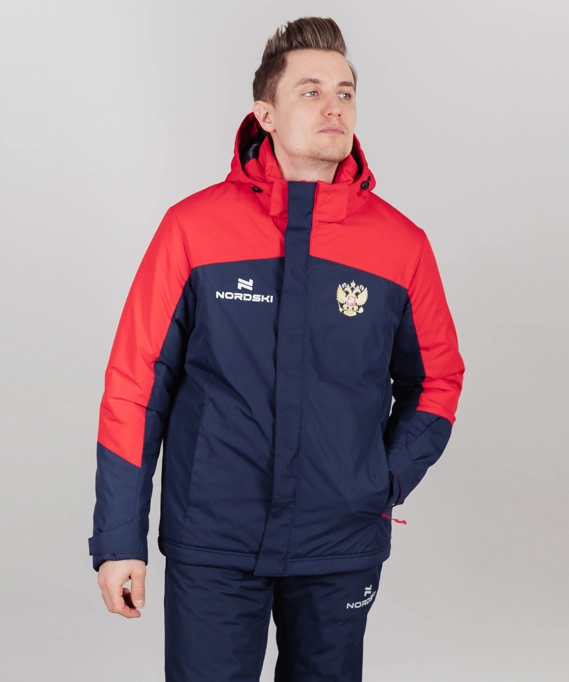 Утепленная куртка NORDSKI Mount Dark Blue/Red