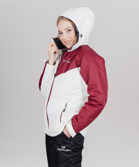 Утепленная куртка NORDSKI Premium-Sport Cream/Wine W
