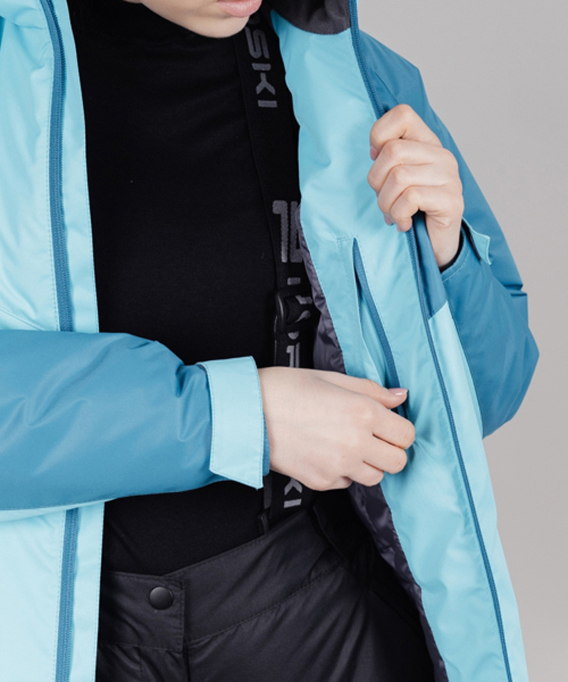 Утепленная куртка NORDSKI Premium-Sport Aquamarine/Blue W