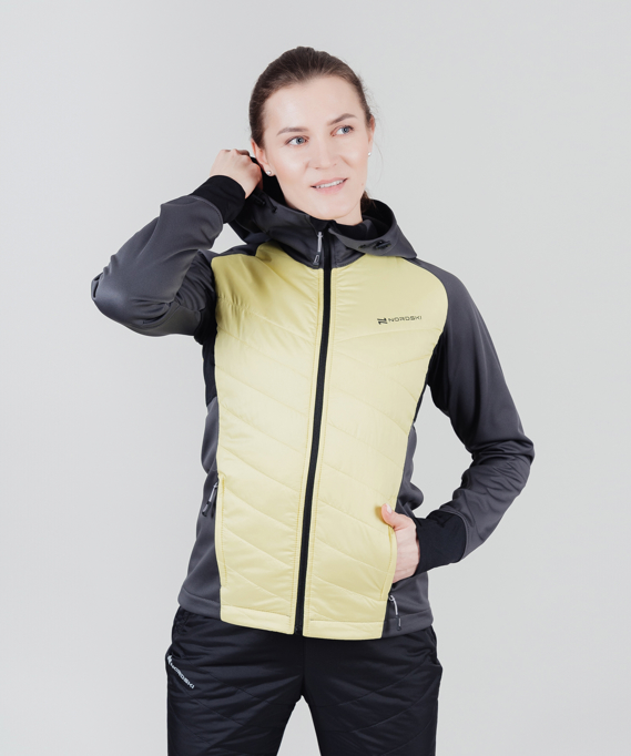 Куртка Nordski Hybrid Hood Black/Yellow W