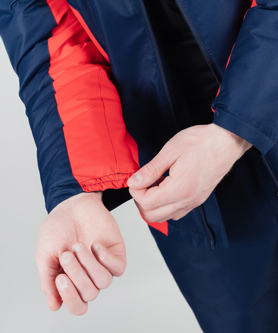 Утепленная куртка NORDSKI Base Black Iris|/Red