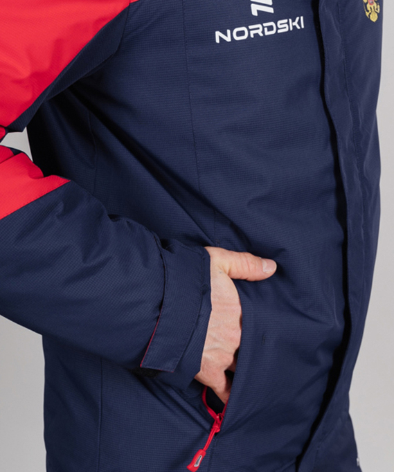 Утепленная куртка NORDSKI Mount Dark Blue/Red