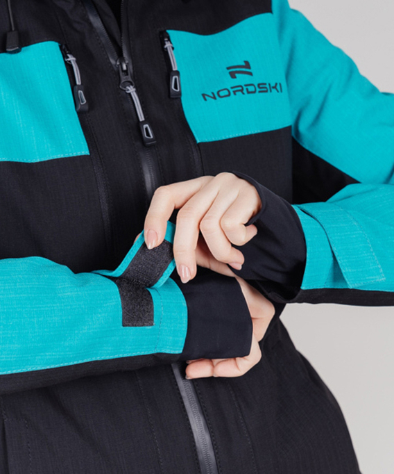 Горнолыжная куртка Nordski Lavin Black/Malachite W