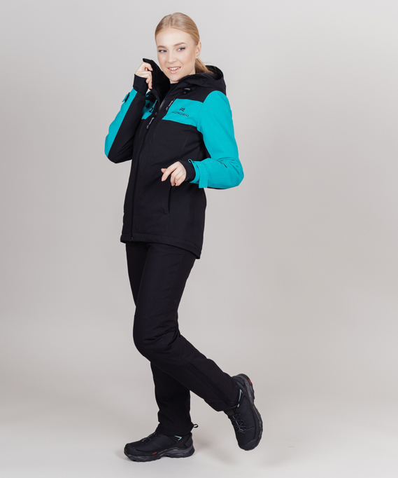 Горнолыжная куртка Nordski Lavin Black/Malachite W