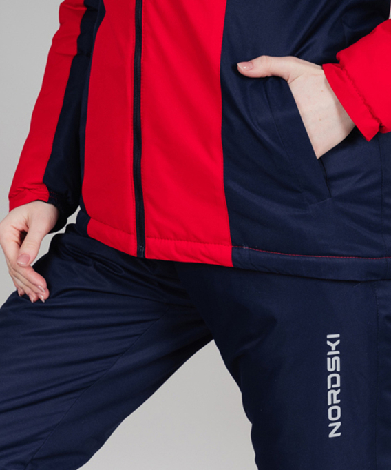 Утепленная куртка NORDSKI Base Red/Black Iris W