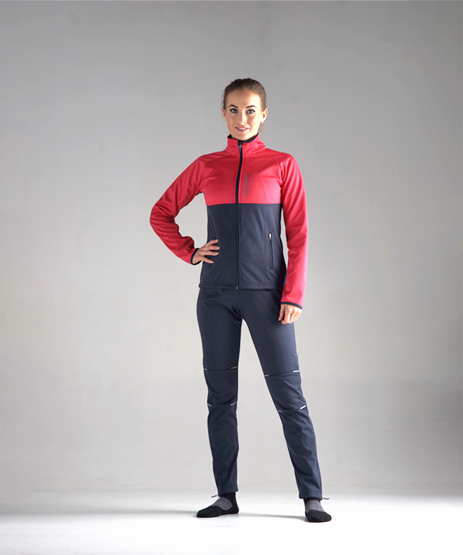Разминочная куртка NORDSKI Premium Red/Blue W