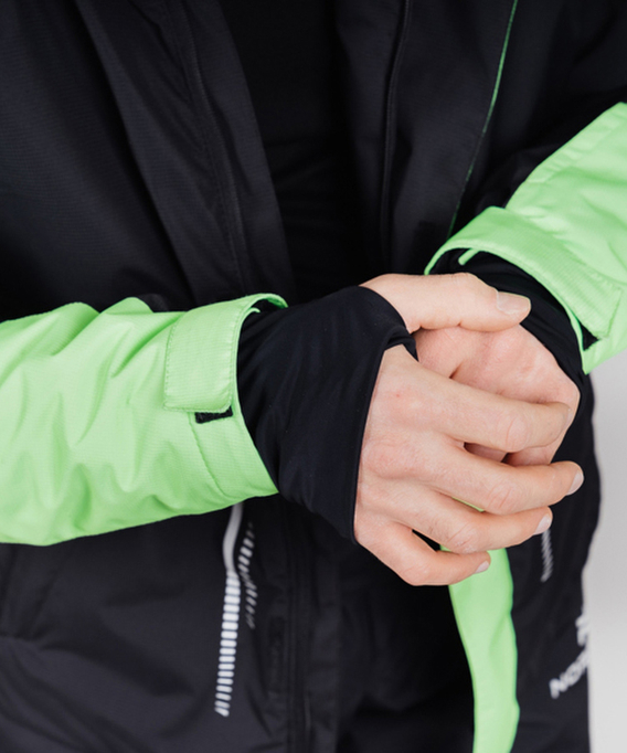 Горнолыжная куртка Nordski Extreme Black/Lime