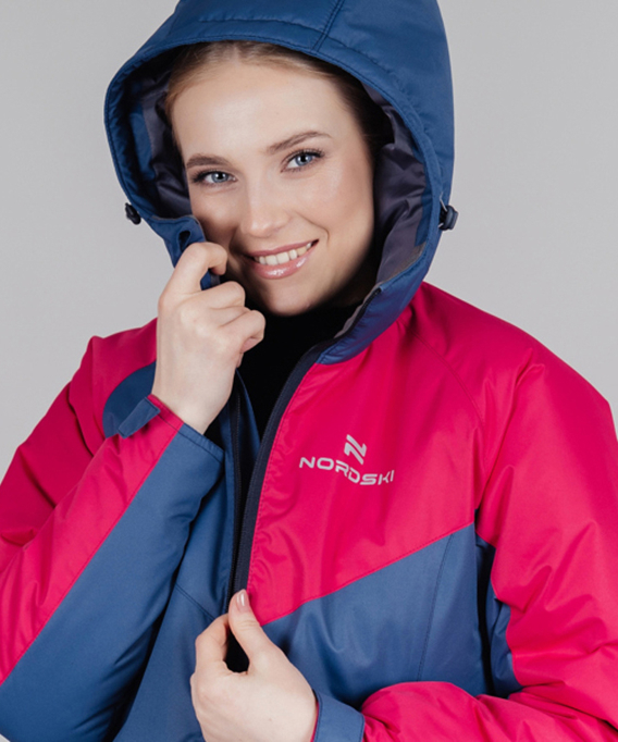Утепленная куртка NORDSKI Premium-Sport Raspberry/Denim W