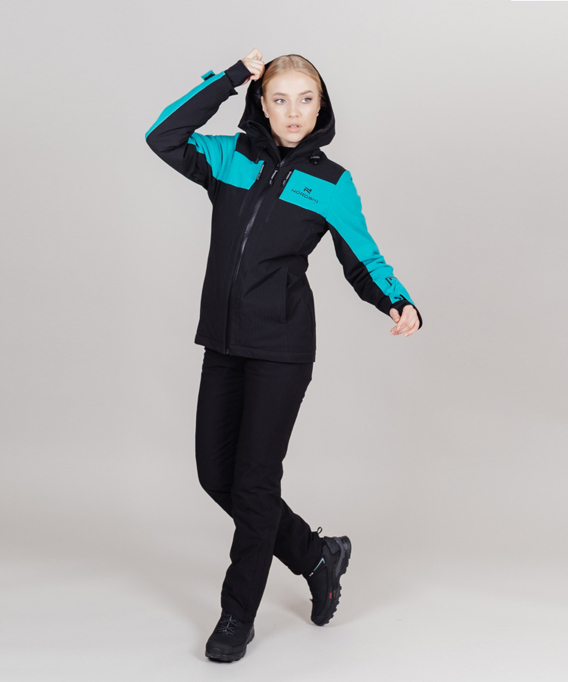 Горнолыжная куртка Nordski Lavin Black/Malachite W