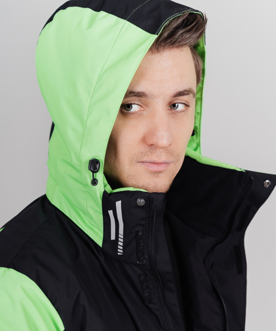Горнолыжная куртка Nordski Extreme Black/Lime
