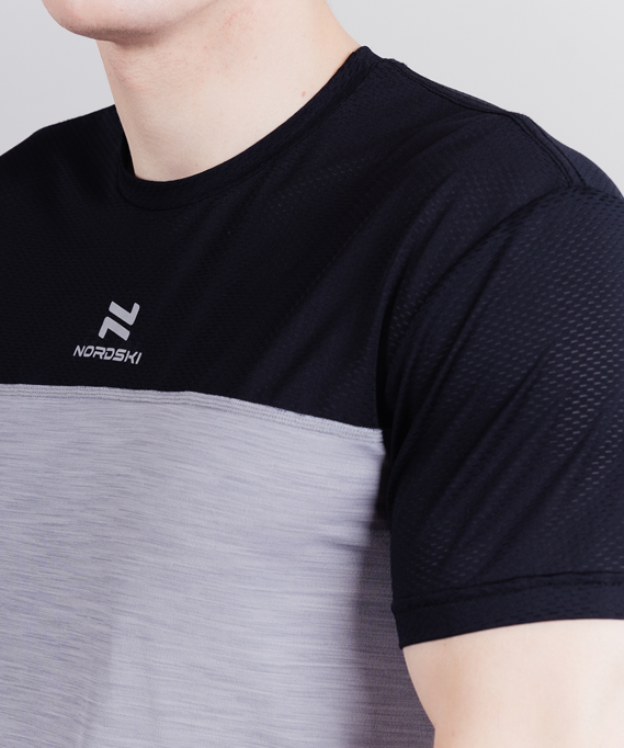 Футболка Nordski Pro Energy Grey/Black