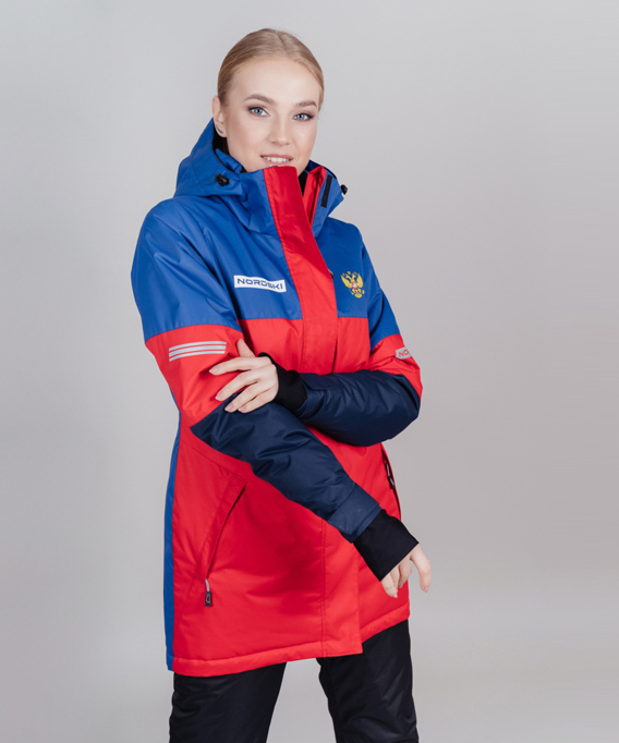 Утепленная куртка NORDSKI Casual True Blue/Red W