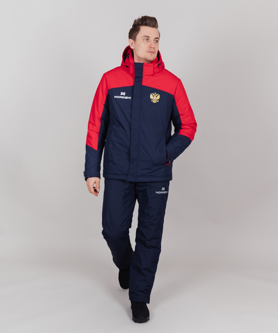 Утепленная куртка NORDSKI Mount Dark Blue/Red